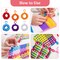 336 Pieces Loom Potholder Loops, 14 Colors Weaving Loom Kit for Potholders Weaving Loom Loops Weaving Craft Loops with 3 Pcs Crochet Hooks Compatible with 7 Inch Weaving Loom